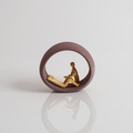 A couple in a circular frame