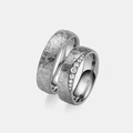 Tantalum Wedding Ring With Textured Finish
