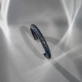 Beautiful Bracelet in Black & Blue Titanium