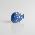 Blue fish with dots (small size)