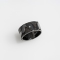 Remarkable Silver Ring with Brilliant-Cut Diamond