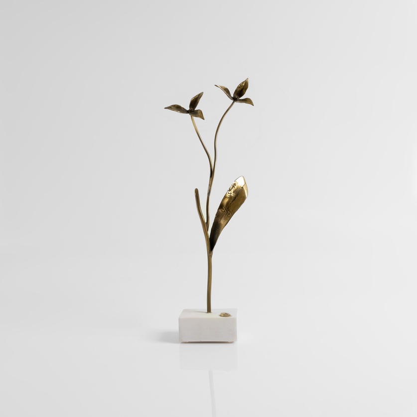 Bronze Flower on a Base
