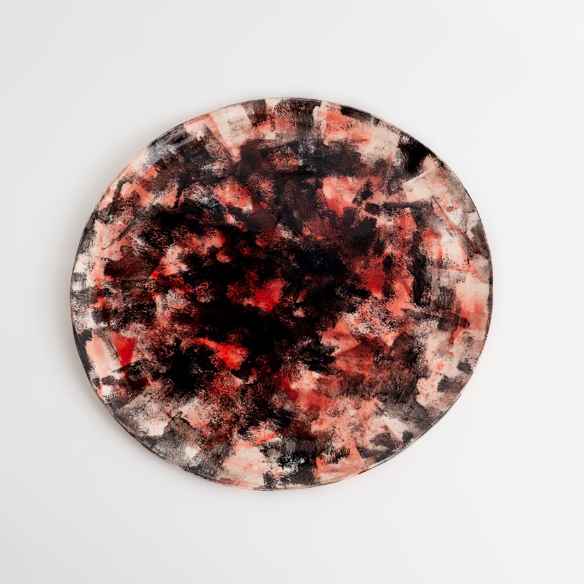 Porcelain flat platter