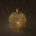 Porcelain pomegranate t-lite candleholder