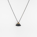 Silver Pendant with Gold Inlay & Ruby