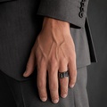 Elegant Silver Ring with Spinel