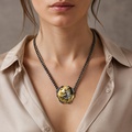 "Eros" Quartz & White Topaz Necklace