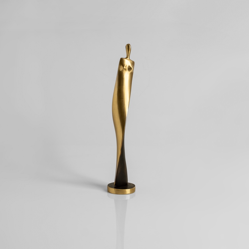 Human figure in bronze