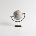 Ceramic globe with bird