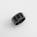 Elegant Silver Ring with Spinel