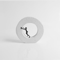 Human figure within a circle