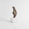 “Face” Sculpture on a marble base