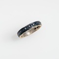 Silver & Gold Ring with Diamonds