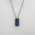 Remarkable Pendant in Black & Blue Titanium