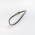 Silver and Gold Bracelet with Peridot & Diamond