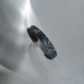 Stunning Bracelet in Black & Blue Titanium