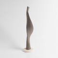 Abstract Grey Ceramic Sculpture
