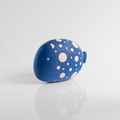 Blue fish with dots (large size)