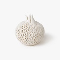 Porcelain pomegranate t-lite candleholder