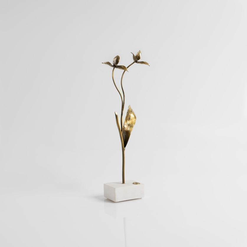 Bronze Flower on a Base