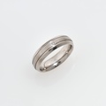 Titanium Wedding Ring With A Brilliant-Cut Diamond