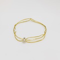 Enchanting gold necklace with South Sea pearl and diamonds