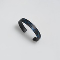 Stunning Bracelet in Black & Blue Titanium