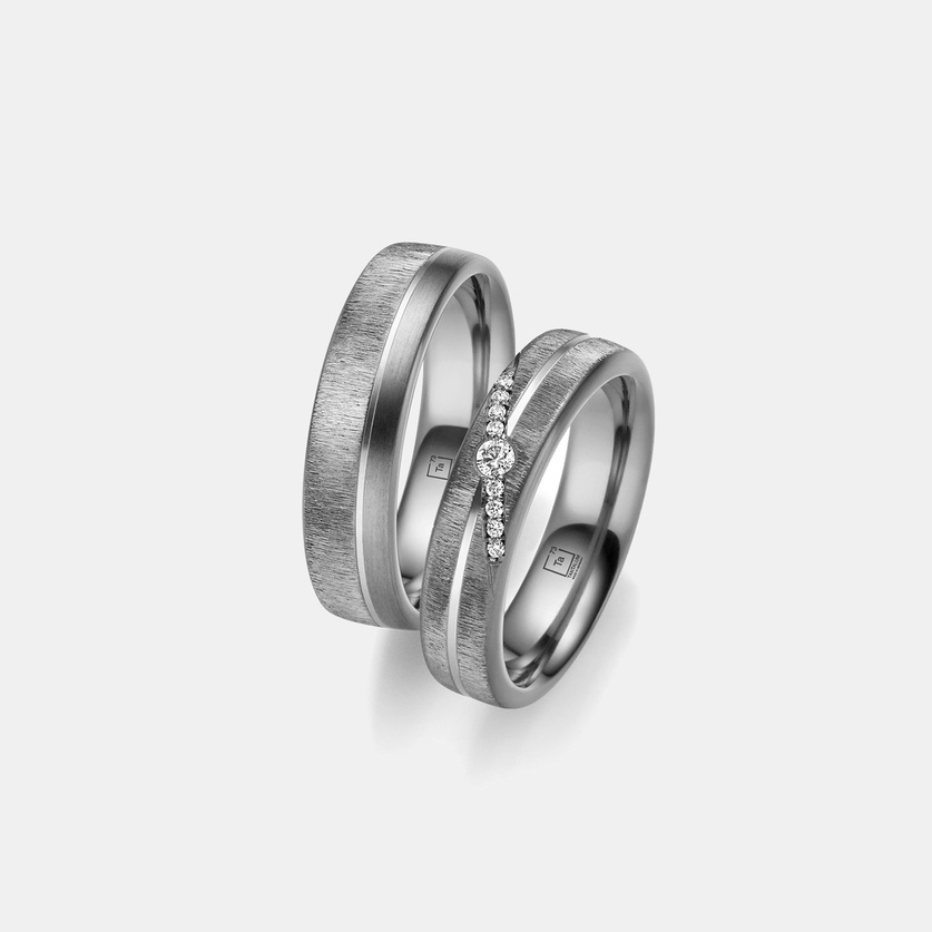 Tantalum Wedding Ring With Satin Finish