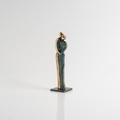 Bronze sculpture of a couple