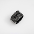 Distinctive Silver Ring with Spinel