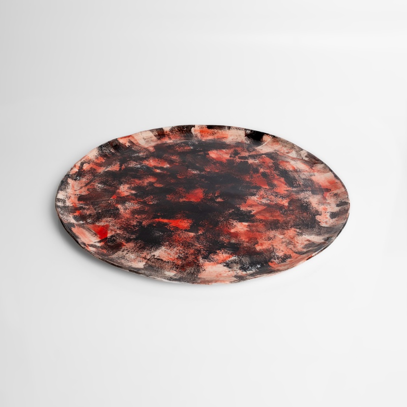 Porcelain flat platter