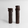 Ceramic vase with an asymmetrical cylindrical shape (medium size)