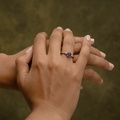 Engagement Ring With Tanzanite & Diamonds